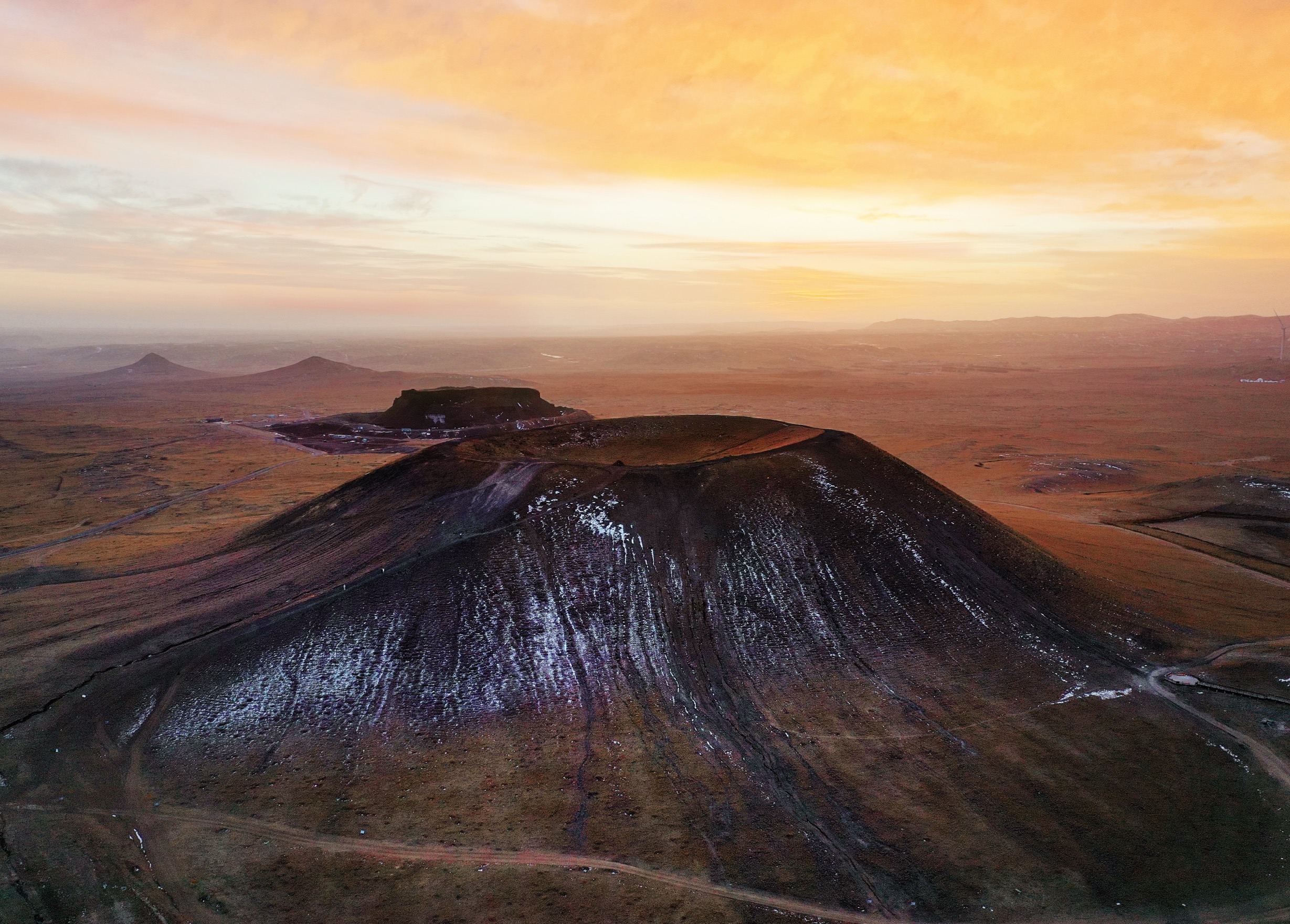 Chinese volcanic mountain landscape