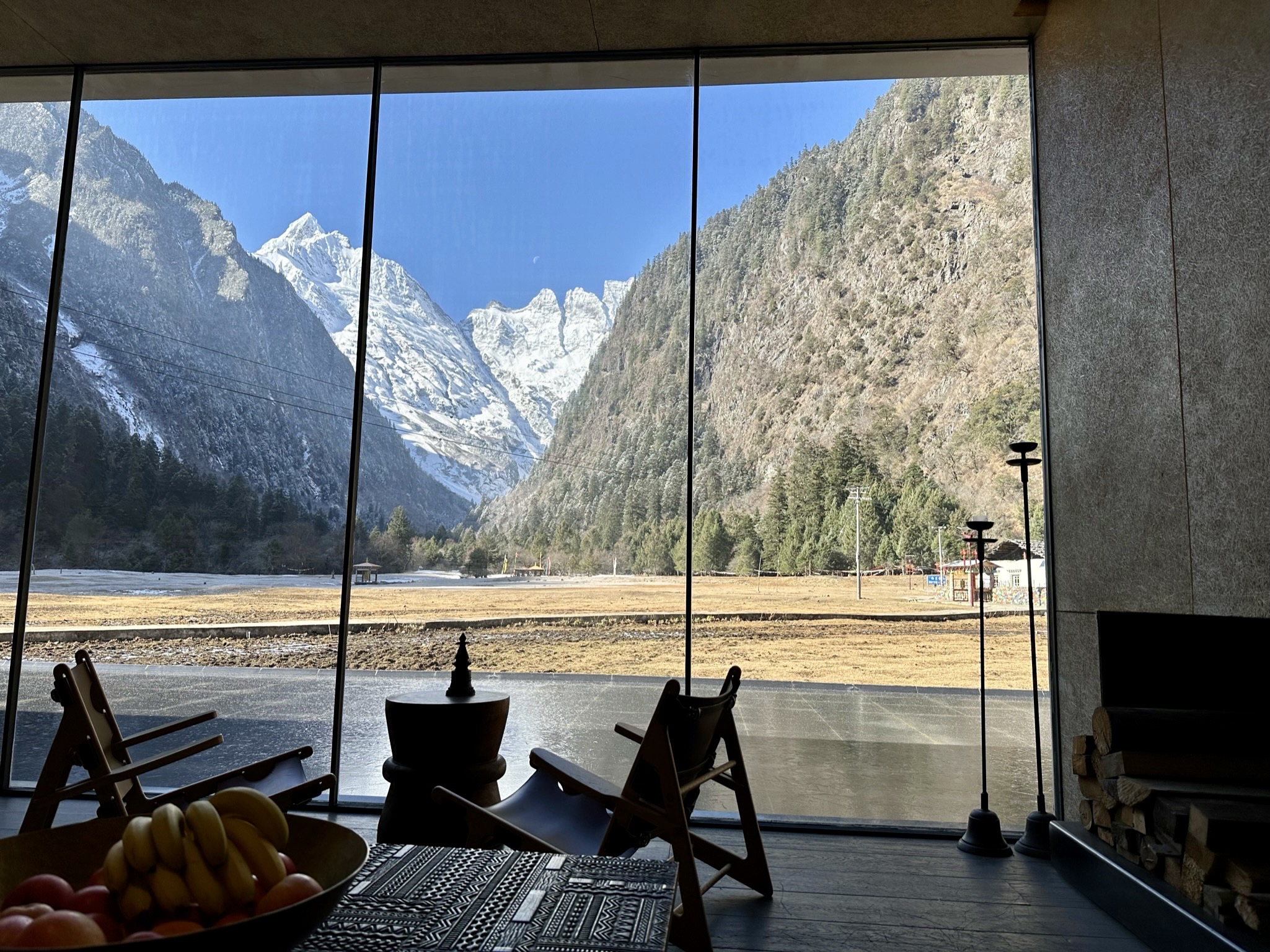 Yubeng mountain valley landscape in China